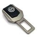 Купить Заглушка ремня безопасности с логотипом Opel Темный хром 1 шт 39454 Заглушки ремня безопасности - 1 фото из 6