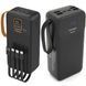 Купити Power Bank Портативний Акумулятор Linkage 30000 mAh 4 USB QC22.5W PD20W Чорний (LKP-42) 100432 Портативні зарядні пристрої Power Bank (Повербанк) - 1 фото из 2