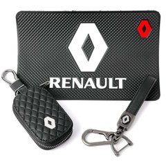 Купить Автонабор №77 для Renault Коврик Брелок ремешком с карабином и чехол для автоключей 36785 Подарочные наборы для автомобилиста