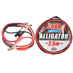 Купити Пускові дроти прикурюуання Alligator 200А / 2,5м / Морозостійка ізоляція (BC622) 39283 Пускові дроти