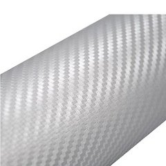 Купить Пленка универсальная "3D" Карбон/Silver (без микроканал.) 1.27х30м за 1М (выбивать от 2М) 33834 Пленка универсальная Carbon 3D