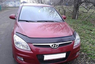 Купить Дефлектор капота мухобойка для Hyundai i30 2007-2012 7037 Дефлекторы капота Hyundai