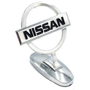 Купить Эмблема прицел на капот Nissan Хром сплав на скотче (Завод) 88477 Эмблемы Прицелы