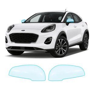 Купити Антигравійна захисна бронеплівка за лекалами для Ford Puma I 2019- дзеркала 104513 Модельні лекала захисних плівок для Ford