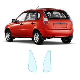 Buy Pre-cut paint protection film for LADA Kalina 2004-2018 - rear brake lights 105875 Model-specific paint protection film patterns for LADA