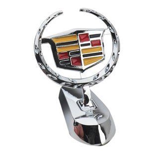 Купити Емблема приціл Cadillac метал Хром 85х38х68 мм на скотчі (Завод) 88727 Емблеми Приціли