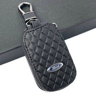 Купити Ключниця &ndash; чохол автомобільна для ключів з логотипом Ford Ромб Чорний 60891 Чохли для автоключів
