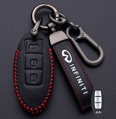Купити Чохол для автоключів Infiniti з Брелоком Карабін Оригінал (3 кнопки №1) 66804 Чохли для автоключів (Оригінал)