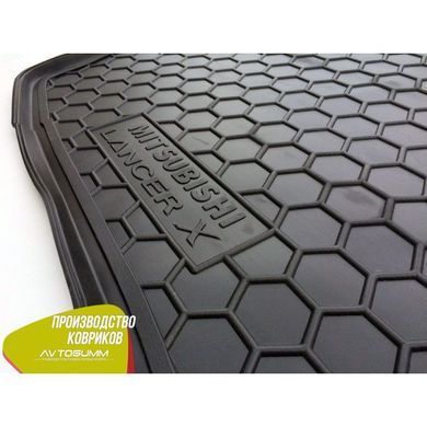 Buy Car trunk mat Mitsubishi Lancer 10 2007- Rubber - plastic 42220 Floor mats for Mitsubishi