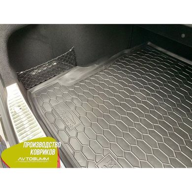 Купити Автомобільний килимок в багажник Mercedes S (W222) 2013 - з регулюванням сидінь / Гумовий (Avto-Gumm) 29265 Килимки для Mercedes-Benz