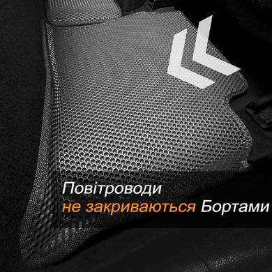 Купить 3D EVA Коврики в салон для BMW 5 (E39) 1995-2003 С подпятником Серые 5 шт 80253 Коврики для Bmw