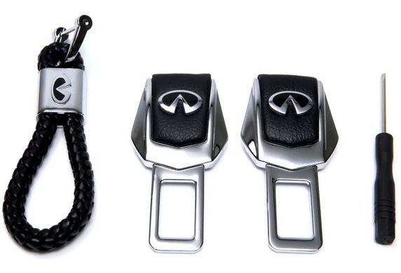 Купити Подарунковий набір для Infiniti із заглушок та брелока з логотипом. 36656 Подарункові набори для автомобіліста