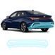 Купити Антигравійна захисна бронеплівка за лекалами для Hyundai Elantra CN7 facelift 2024- задній бампер 104907 Модельні лекала захисних плівок для Hyundai