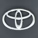 Купить Эмблема для Toyota 98 x 64 мм пластиковая 21591 Эмблемы на иномарки - 1 фото из 2