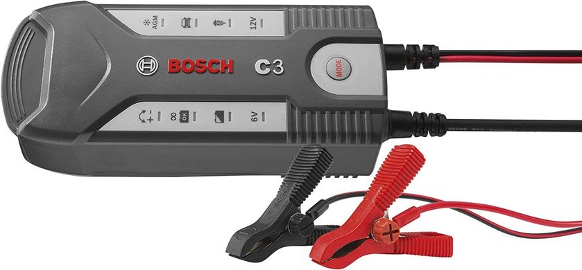 Купить Зарядное устройство для автомобильного аккумулятора Bosch C3 (0 189 999 03M) 56241 Преобразователи напряжения инверторы - Зарядные АКБ