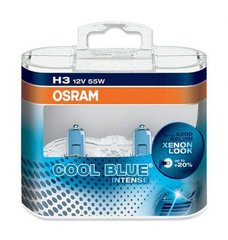 Купить Автолампа галогенная Osram Cool Blue +20% / H3 / 55W / 12V / 4200K 1 шт (64151 CBI-BOX) 38356 Галогеновые лампы Osram