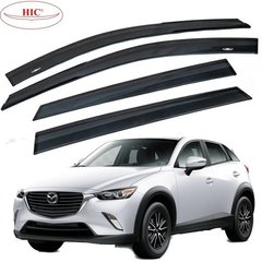 Купить Дефлекторы окон ветровики HIC для Mazda CX-5 2010-2017 Оригинал (Ma29) 43468 Дефлекторы окон Mazda
