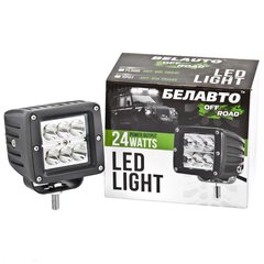 Купить Дополнительная LED фара BELAUTO 24W (4W*6) 10-30V 80x75x82 mm Дальний (BOL0604 Spot) 1 шт 8485 Дополнительные LЕD фары