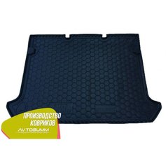 Купить Автомобильный коврик в багажник Fiat Doblo 2000- без решетки / Резино - пластик 42021 Коврики для Fiat