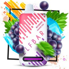 Купити Elf Bar BC 18000 25ml Grape Ice (Виноград Лід) Два режима 67610 Одноразові POD системи