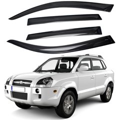 Купить Дефлекторы окон ветровики для Hyundai Tucson 2004-2012 Acrylic 60955 Дефлекторы окон Hyundai