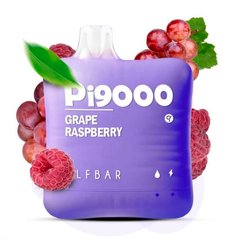 Купить Elf Bar Pi9000 18 ml Grape Raspberry Виноград Малина 66756 Одноразовые POD системы
