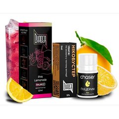 Купить Набор для самозамеса Chaser Black Pink Lemonade (Глицерин 12мл Премикс 15мл Бустер 3мл) 66982 Жидкости от Chaser