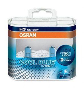 Buy Car halogen lamp Osram Cool Blue +20% 12V H3 55W 4200K 1 pc (64151 CBI-BOX) 38356 Osram Halogen Lamps