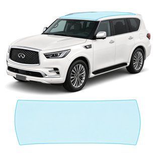 Buy Pre-cut paint protection film for Infiniti QX80 Z62 facelift 2018-2024 - roof area 105298 Model-specific paint protection film patterns for Infiniti