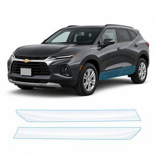 Buy Pre-cut paint protection film for Chevrolet Blazer III 2019-2022 - lower body area 103648 Model-specific paint protection film patterns for Chevrolet