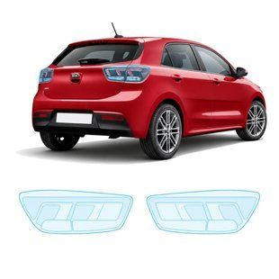 Buy Pre-cut paint protection film for Kia Rio YB 2017-2019 - rear brake lights 105671 Model-specific paint protection film patterns for Kia