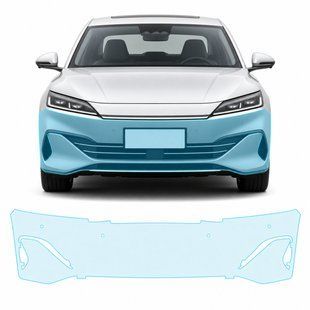 Купити Антигравійна захисна бронеплівка за лекалами для BYD Qin L (Seal 06 / Seal 6 DM-i) I 2024- передній бампер 103146 Модельні лекала захисних плівок для BYD