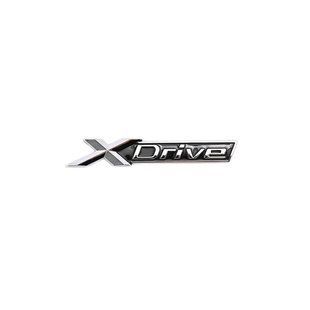 Купити Емблема-напись X-Drive для BMW хром 90х15 мм (новий тип) пластик (на скотчі) 95713 Емблема напис на іномарки