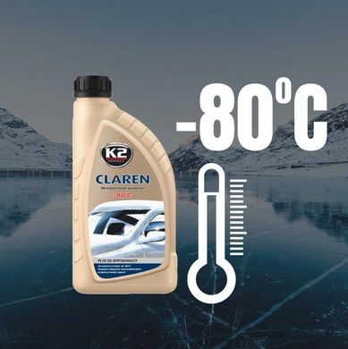 Купить Зимний омыватель стекла концентрат Нейтральный K2 -80°C 1 л (K611) 65525 Жидкость в бачек омывателя (Зима - Лето)