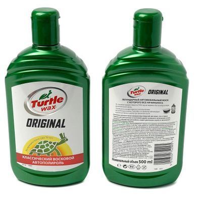 Купить Полироль кузова жидкий воск Turtle Wax Original Hard Shell Shine Car Wax 500 г (53013) 33637 Полироли кузова воск - жидкое стелко - керамика