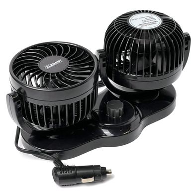Купити Автомобільний вентилятор Elegant 12V на підставці два режими 10 см (EL101 545) 8865 Вентилятори та тепловентилятори для авто