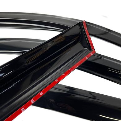 Купити Дефлектори вікон вітровики Acrylic для Hyundai Tucson (TL) 2015-2020 Гнучкі 44636 Дефлектори вікон Hyundai