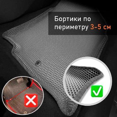 Buy 3D EVA floor mats for BMW 5 (E39) 1995-2003 with heel pad Black 5 pcs 80254 Floor mats for Bmw