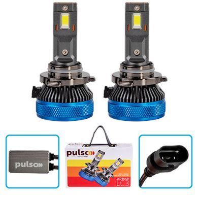 Купить LED лампы для авто Pulso HB3 LED-chips 3570 CSP 9-30V 2*65W 13000Lm 6000k 2 шт 91071 LED Лампы Pulso