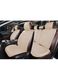 Купить Накидки на передние сидения Алькантара Napoli Premium Бежевые 2 шт 32537 Накидки для сидений Premium (Алькантара) - 11 фото из 13