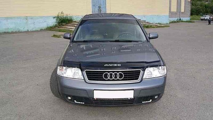 Купить Дефлектор капота мухобойка для Audi A6 4В (C5) 1997-2004 Евро Крепление (Vip Tuning) AD11 7088 Дефлекторы капота Audi