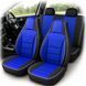Buy Pilot seat covers for VAZ 2108-99-2115 Black leatherette Blue fabric 23563 PILOT covers - 1 photos from 4