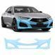 Купить Антигравийная защитная бронепленка по лекалам для Acura TLX II 2021 - передний бампер 102978 Модельные лекала защитных пленок для Acura - 1 фото из 3