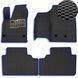Buy EVA floor mats for Nissan Ariya electric 2022- with heel pad Black-Blue edging 5 pcs 74442 Floor mats for Nissan