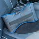 Купить Подушка на подголовник с логотипом Mazda Экокожа 3D Цветной лого Черная-Синий кант 1 шт 91654 Подушки на подголовник - под шею - 3 фото из 4