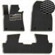 Buy EVA floor mats for Lexus RX 350 2015-2022 with heel pad Black-Beige edging 5 pcs 74863 Floor mats for Lexus