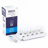 Купить Лампа для подсветки приборов Brevia 12V / без цоколя / W21W (12310C) 10 шт 38250 Автолампы габаритные - Подсветка салона - Приборов