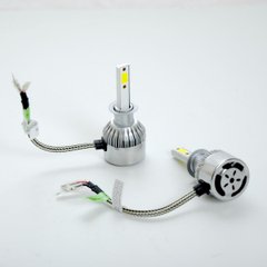 Купить LED лампы автомобильные H1 радиатор+кулер 3800Lm C6L / COB / 36W / 5000K / IP65 / 9-32V 2шт 26222 LED Лампы Китай