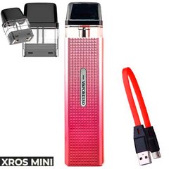 Купити Багаторазова Pod-система Vaporesso Xros Mini 1000mAh 2 мл Sakura Pink Червоно-Рожевий 66630 Багаторазові POD системи