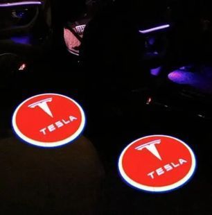 Купить Картридж-вставка логотипа Tesla на двери 1 шт (Завод) 89316 Проектор логотипа в дверь